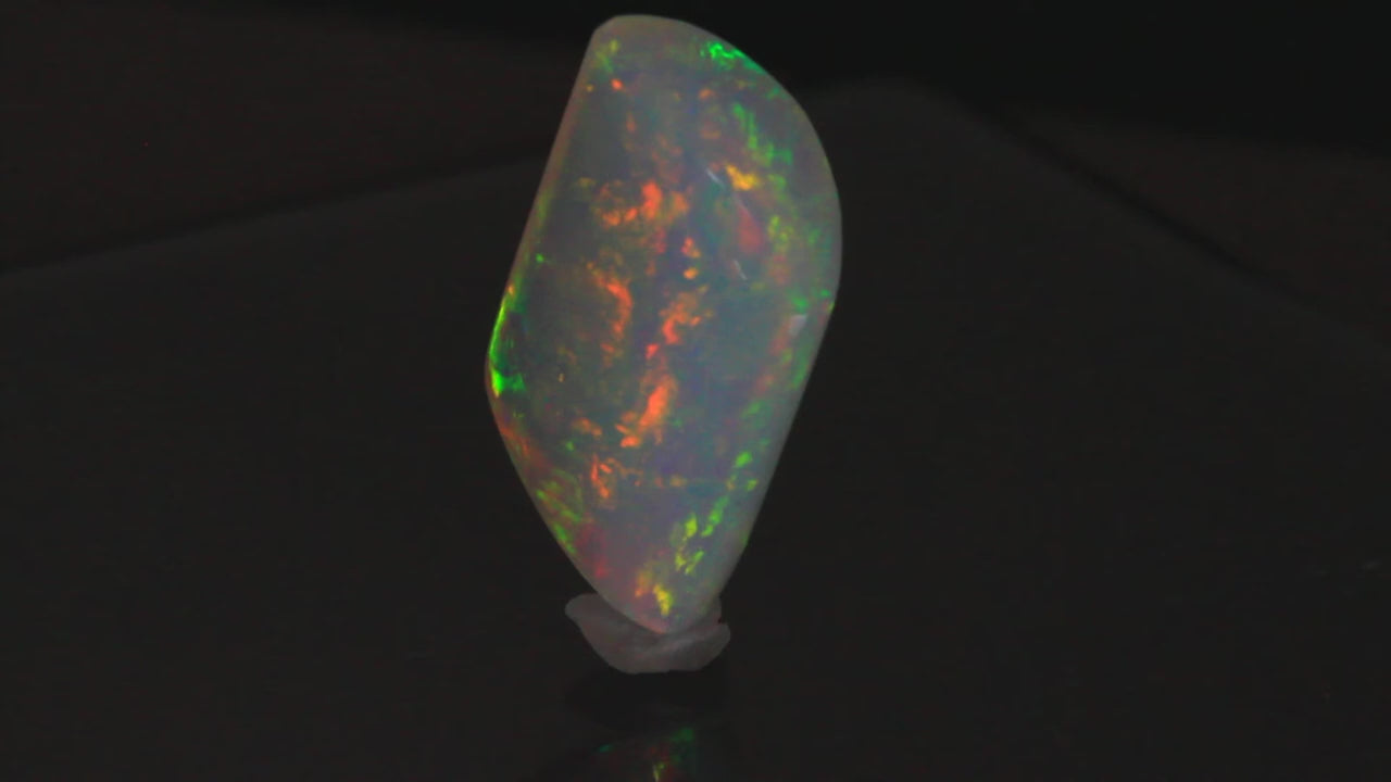Rainbow Colors Freeform Welo Opal Gemstone 16.17 Carats