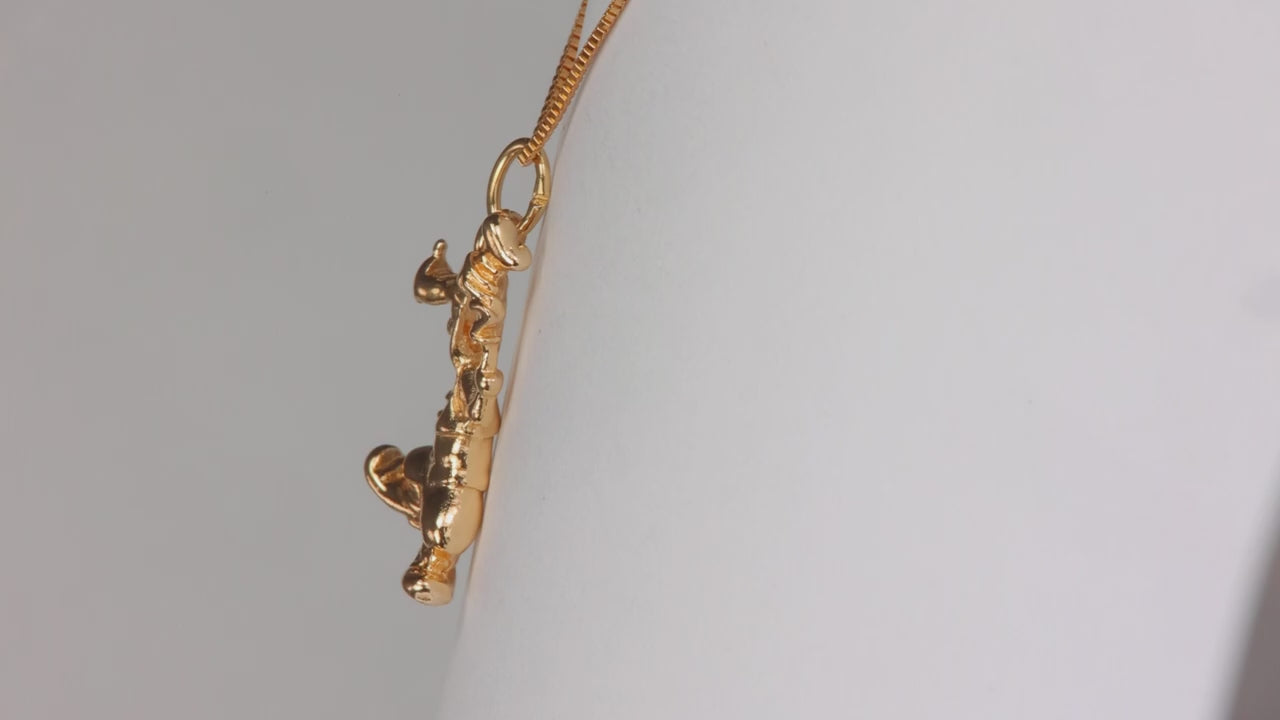 14K Yellow Gold Goofy Pendant/Charm