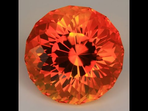 Round Portuguese Cut Citrine 14.78 Carats