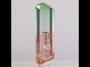 34.80ct Beautiful Pastel Bicolor Pink & Green Tourmaline Crystal