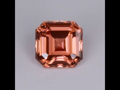 Square Step Cut Imperial Zircon 4.20 Carats