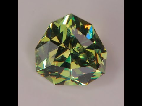 Trilliant Cut Demantoid Garnet From Namibia 1.22cts