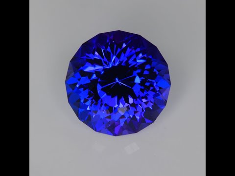 Round Brilliant Cut Tanzanite 6.81 Carats