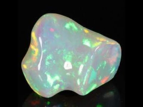 Rainbow Colors Sculptured Welo Opal Gemstone 18.19 Carats