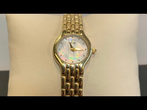 14K Yellow Gold Mother of Pearl Concord Watch