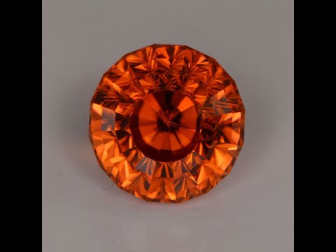 Round Step Cut Imperial Zircon 4.66 Carats