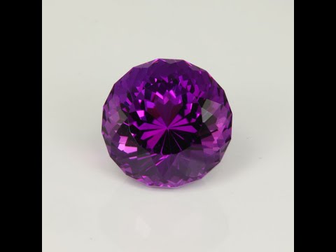Round Portuguese Cut Amethyst 8.57 Carats