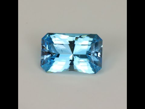 Barion Style Emerald Cut Aquamarine 3.98 Carats