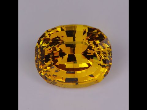 Stepped Oval Cut Mali Garnet 4.95 Carats