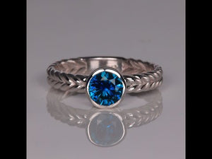 Montana Sapphire Ring 1.23 Carats