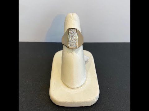 14K Yellow Gold and Fine Diamond Ring .25 Carats