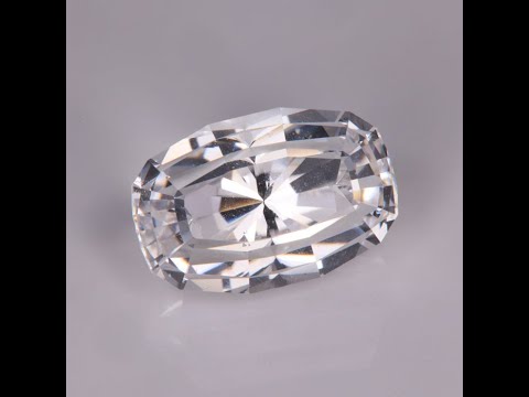 Antique Cushion Cut Colorless Topaz 19.20 Carats