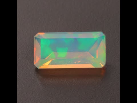 Emerald Cut Ethiopian Opal 3.98 Carats