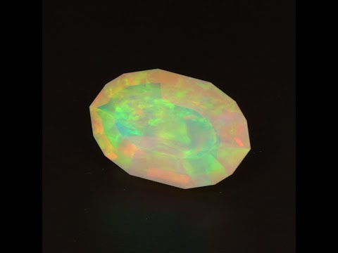 Oval Faceted Brilliant Opal 9.63 Carats