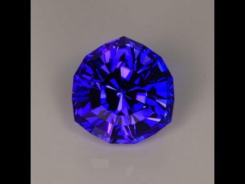 Perfect 1000/1000 Tanzanite 12.27 Carats Cut by Steve Moriarty