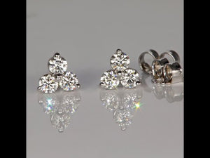 Diamond Earrings .33 Carats F-G Color VS2-Si1 Clarity
