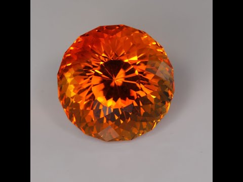 Citrine Round Portuguese 12.82 Carats