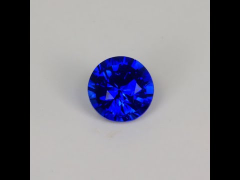 Round Brilliant Exceptionally Fine Blue Color Sapphire 1.48 Carats