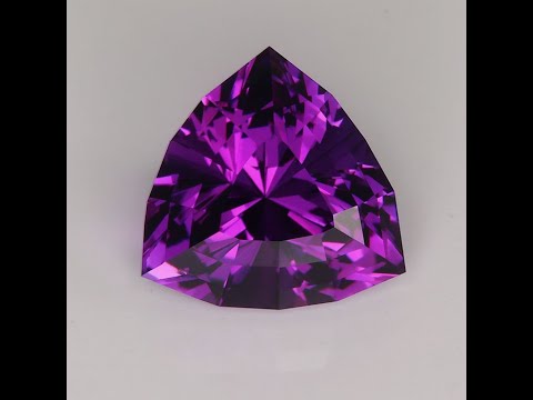 Trilliant Cut Amethyst 10.63 Carats