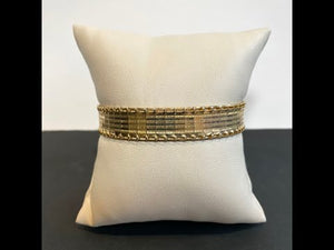14K Yellow Gold Watch Band Style Bracelet