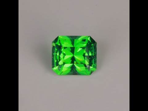 Barion Style Emerald Cut Tsavorite Garnet 1.91 Carats