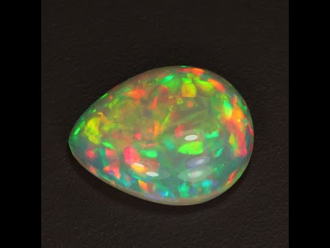 Pear Shape Cabochon Cut Opal 16.97 Carats