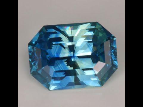 Montana Sapphire Barion Emerald Cut 3.23 Carats