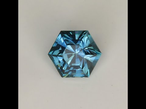Hexagonal Cut Sapphire 1.35 Carat from Montana