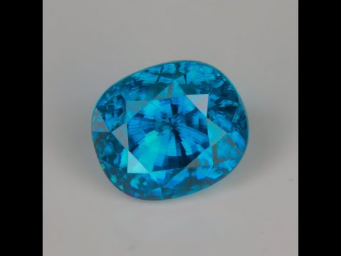 25% OFF w/ Code RARE25! Oval Cut Blue Zircon 3.75 Carats