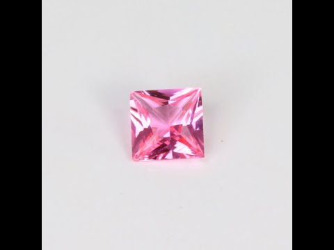 HIDDEN GEM Square Brilliant Pink Sapphire 1.04 Carats