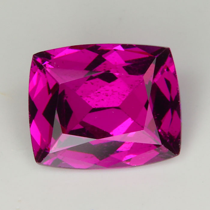 antique cushion cut purple garnet