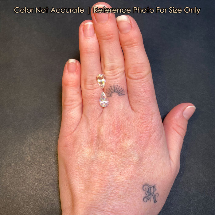pear shape rainbow moonstone gems