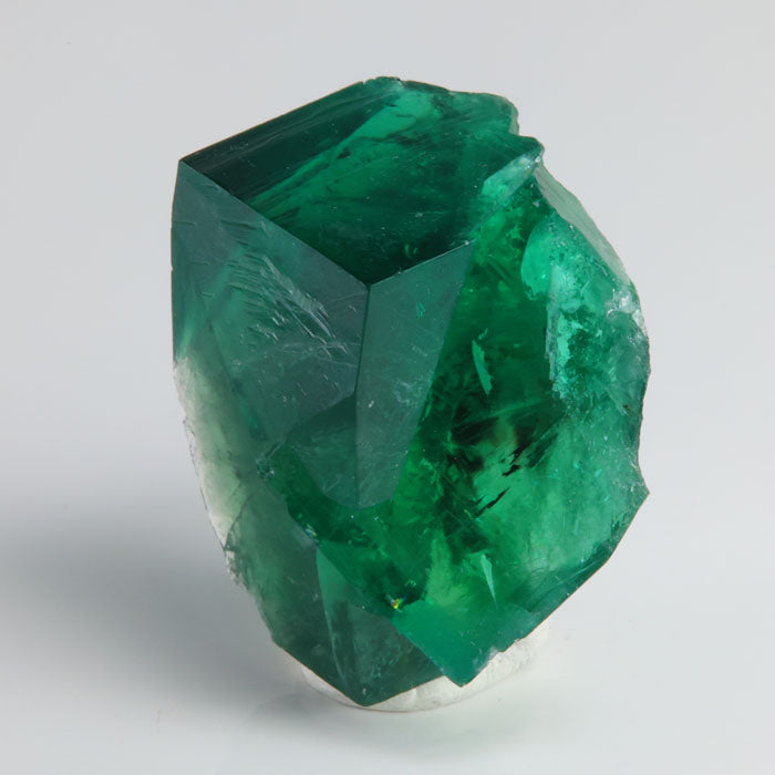 natural green fluorite crystal