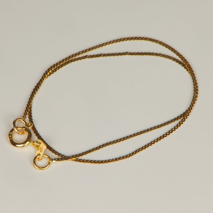 yellow gold serpentine link bracelet