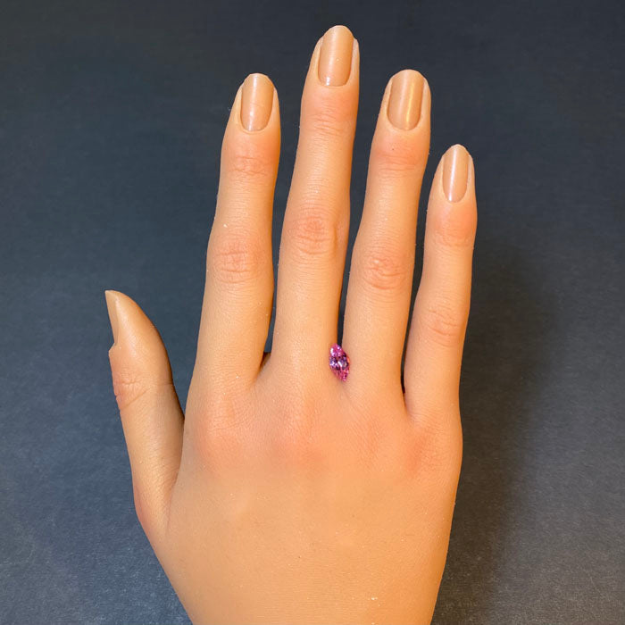 pink spinel gemstone marquise cut