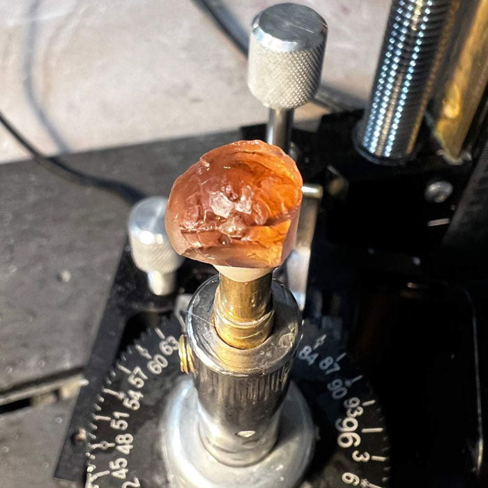 rough tourmaline pink orange