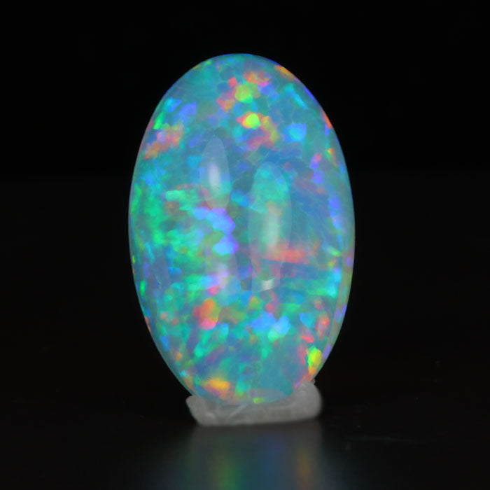 oval cabochon cut opal top crystal ethiopian