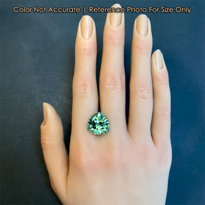 green color tourmaline gemstone size reference