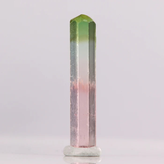tricolor tourmaline crystal from congo