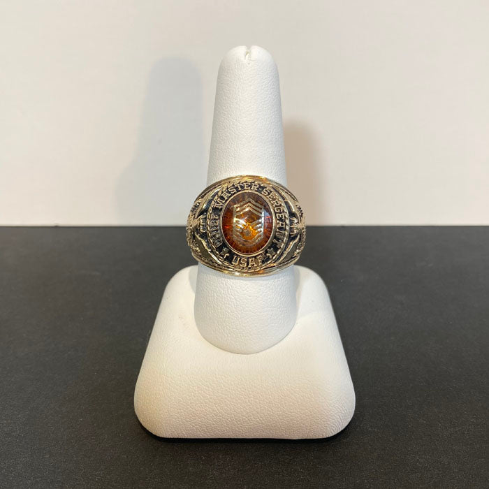 10K USAF Chief Master Sargeant Ring - Moriartys Gem Art