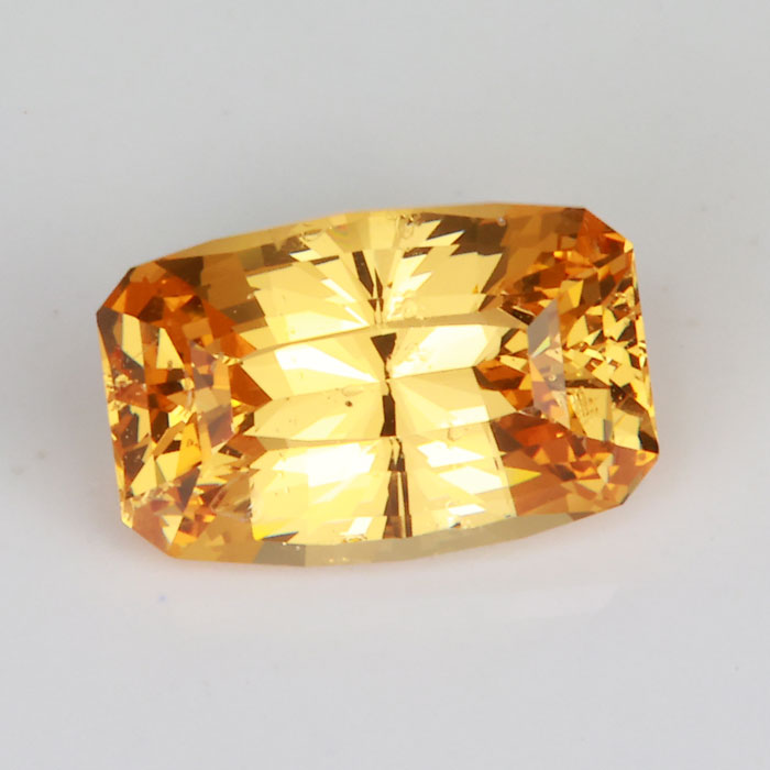 golden yellow grossular garnet rare gem