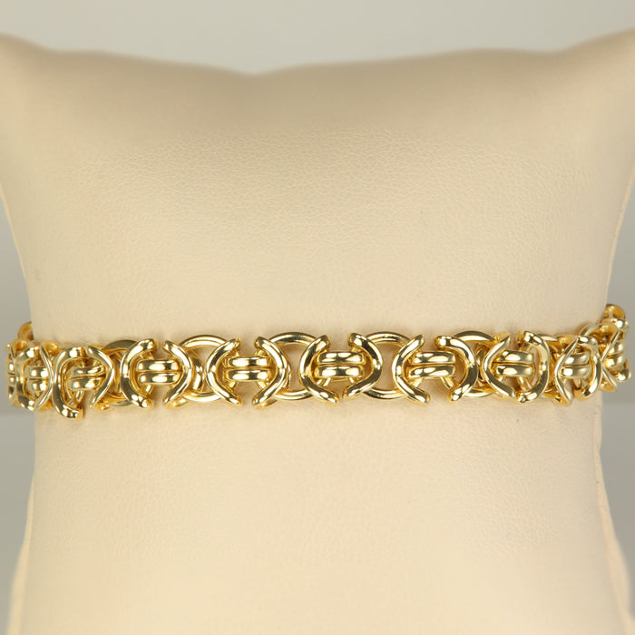 yellow gold estate bracelet 