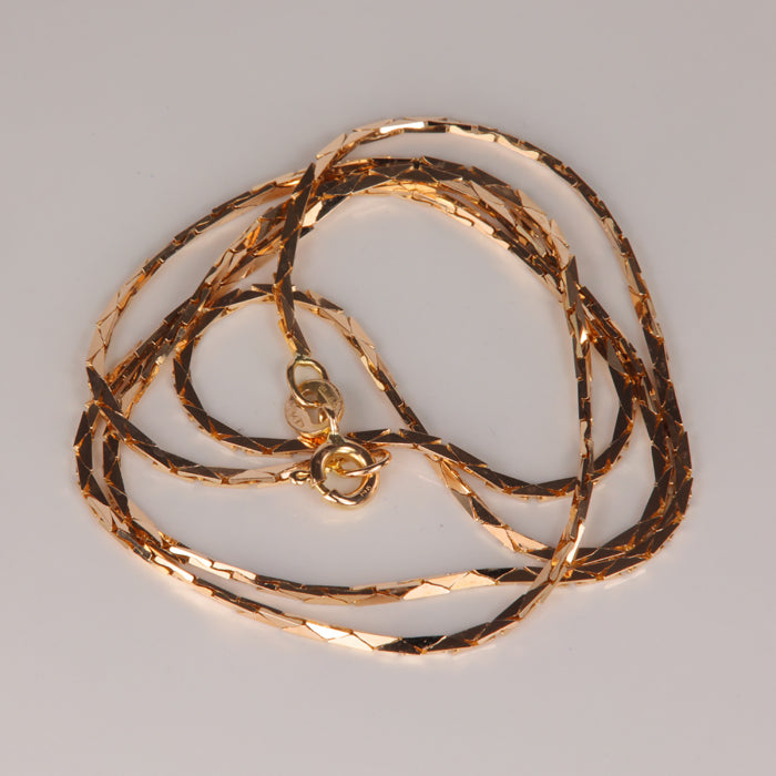 estate yellow chain cobra link 