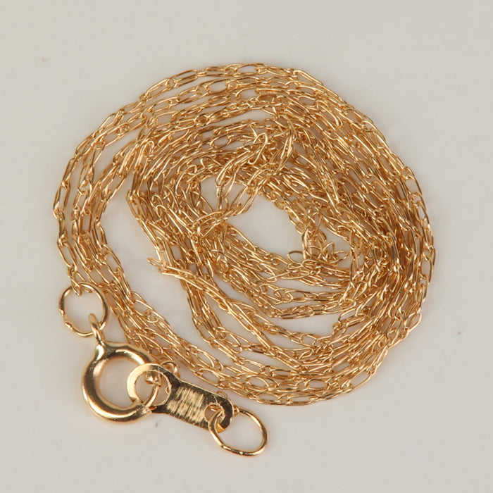 estate gold rope chain delicate