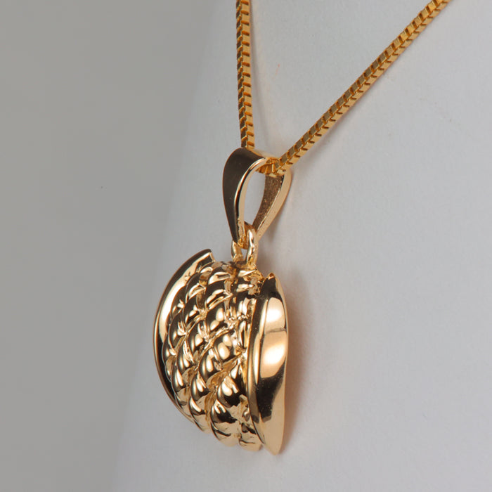 estate quilted dome pendant