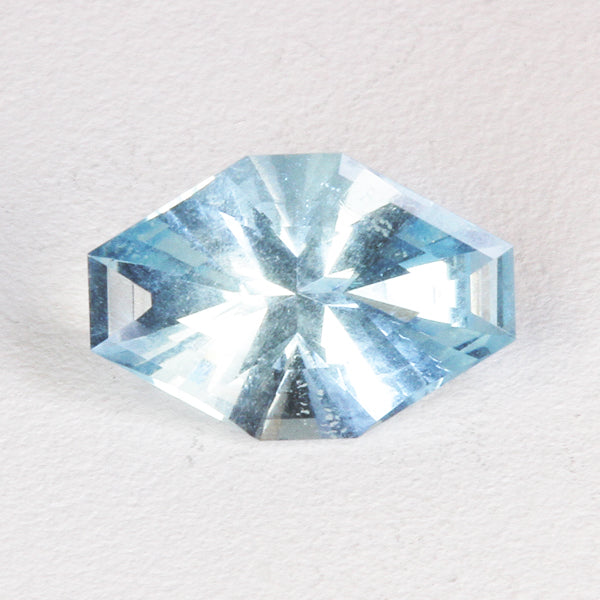 Fancy Cut in a Fine Color Aqua from Madagascar Weighing 1.66 Carats