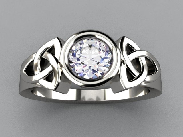 Celtic Infinite Love Engagement Ring