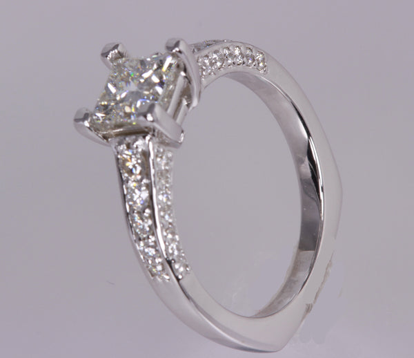 Princess Diamond Engagement Ring