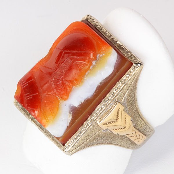 Estate Ring High Quality Two Tone Mens