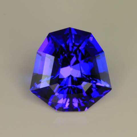 Blue Violet Shield Tanzanite Gemstone 10.14 Carats